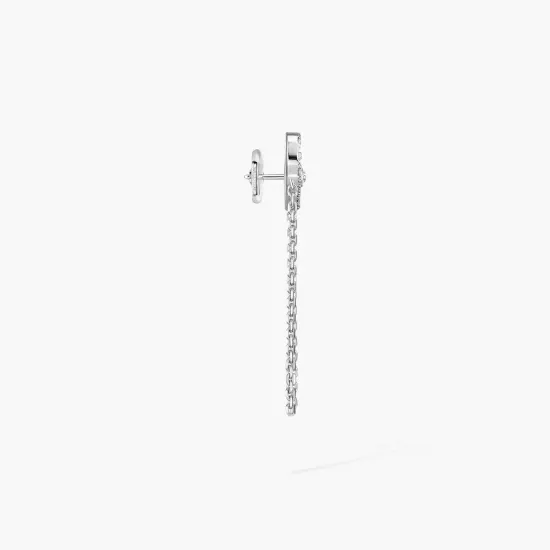 Моносерьга Messika Move Uno single chain earring