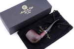 Трубка Mastro de Paja Pettinata Classica с цветным кольцом, M451-4