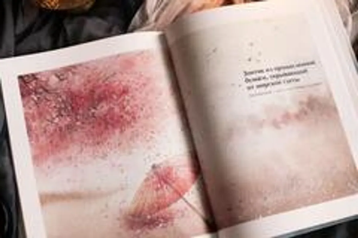 Акварель в каплях дождя. Рисуем глубины облаков, лотосовый пруд и сияние среди снегов