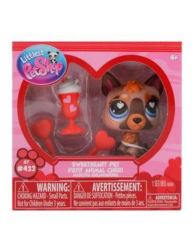 Игровой набор-сюрприз Littlest Pet Shop Праздники, День святого Валентина: Немецкая овчарка