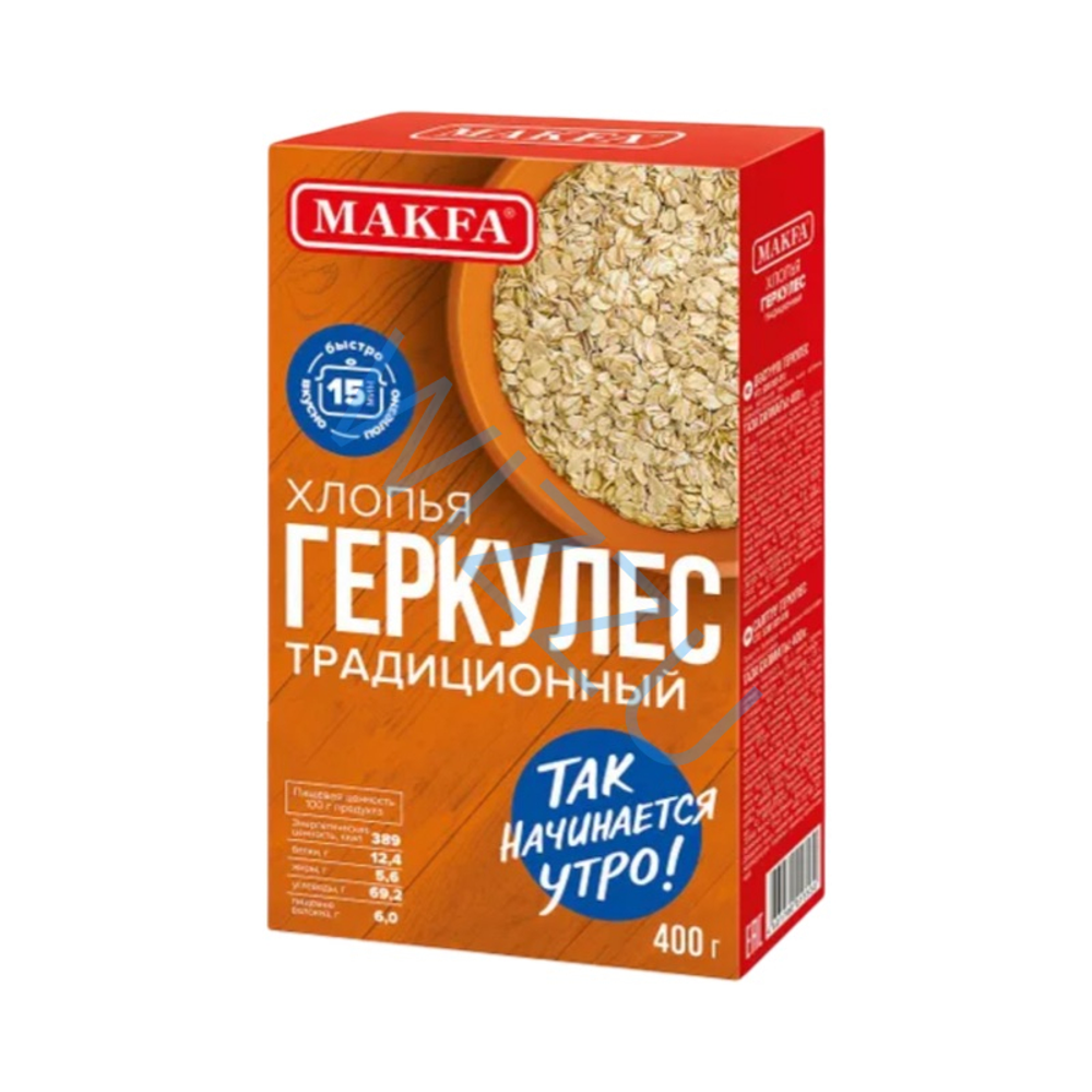 Хлопья Макфа Геркулес традиционный 400г