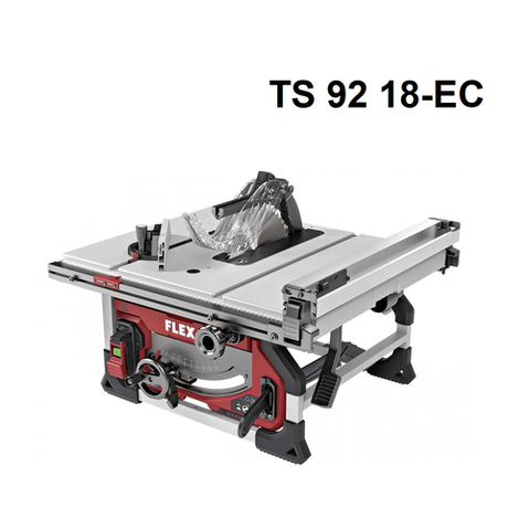 Аккумуляторная циркулярная пила FLEX TS 92 18-EC 18В, плавная регулировка угла наклона 0-45, для выполнения продольных, поперечных, наклонных, скошенных и несквозных пропилов в деревянных и пластиковых материалах 532591