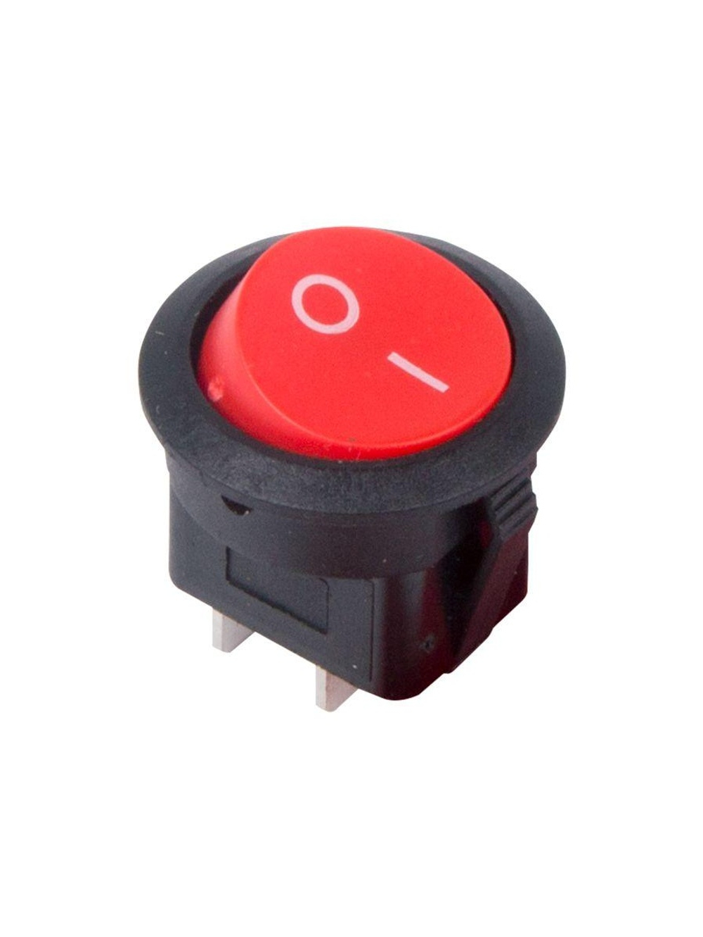 Выключатель клавишный круглый 250В 6А (2с) ON-OFF красн. (RWB-213 SC-214 MRS-102-8) Rexant 36-2560