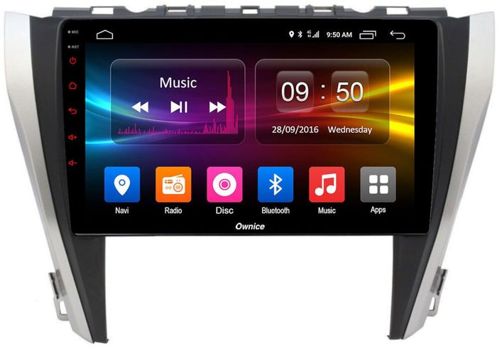 Магнитола для Toyota Camry 2014-2018 - Kuberg OL-1608 QLed, Android 12, Быстрая, CarPlay, 4G SIM-слот