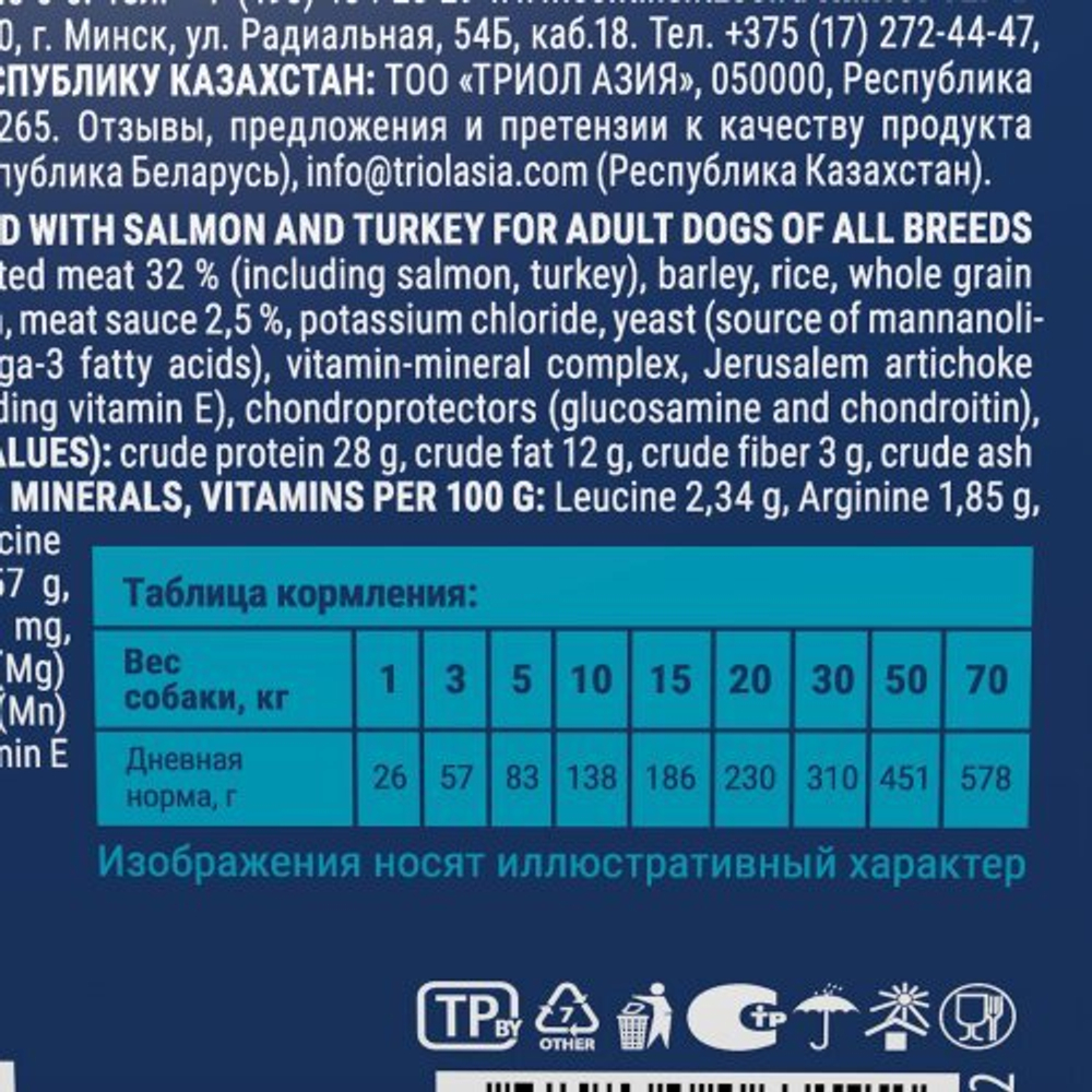 Корм для собак Брит BRIT PREMIUM Dog Sensitive с лососем и индейкой, 1 кг