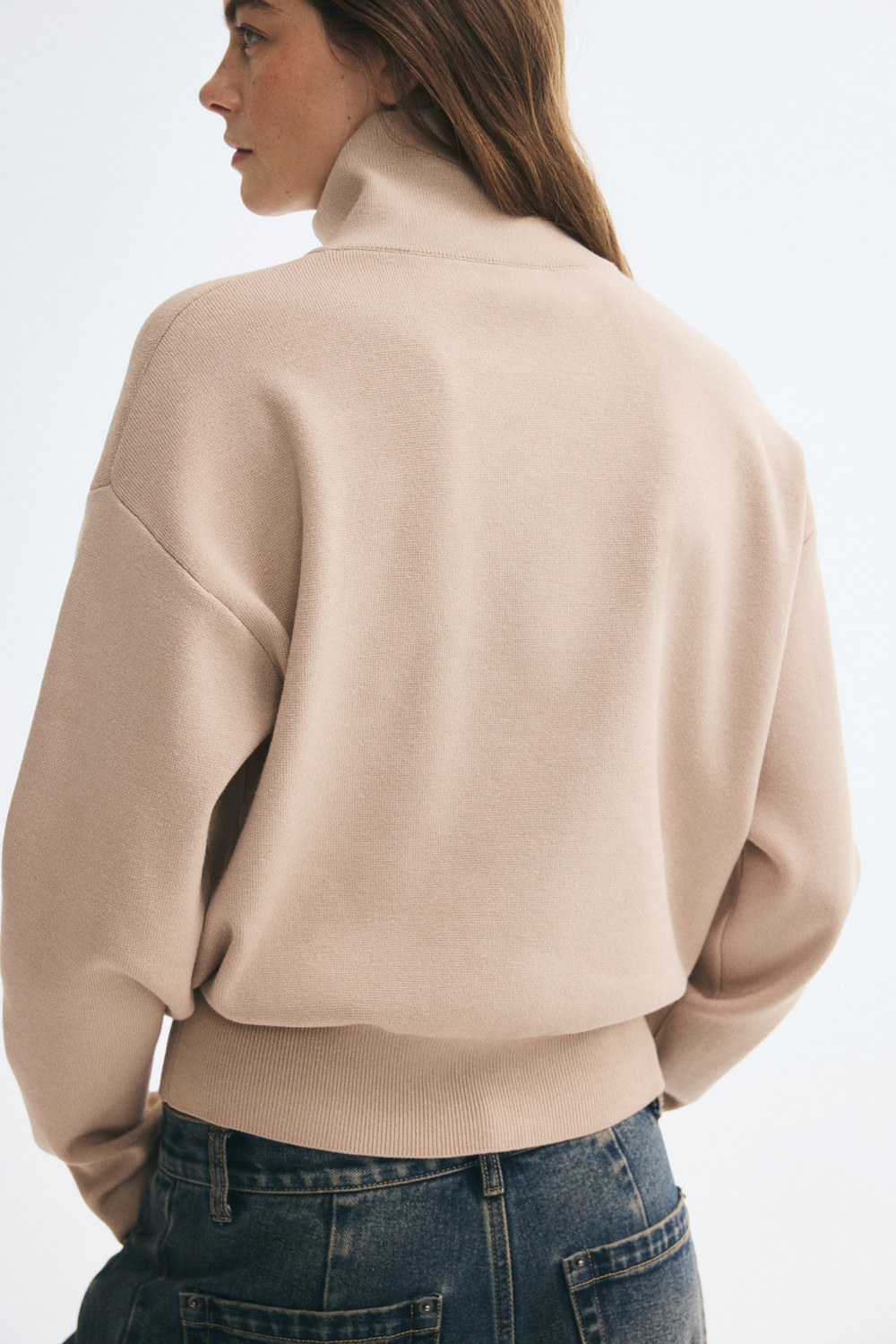 Тонкий свитер на молнии - H&M