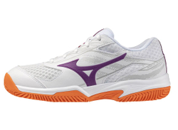 Женские теннисные кроссовки Mizuno Break Shot 5 CC — white/dahlia/sunstone