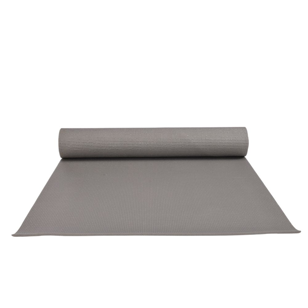 Коврик для фитнеса и йоги YM03-PVCYO-Grey 173 х 61 х 0,6 см
