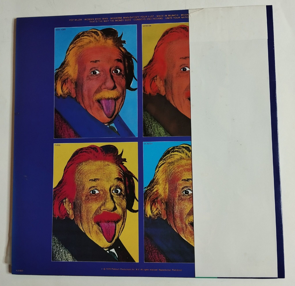 Винтажная виниловая пластинка LP M New York, London, Paris, Munich (Japan 1979) (Obi)