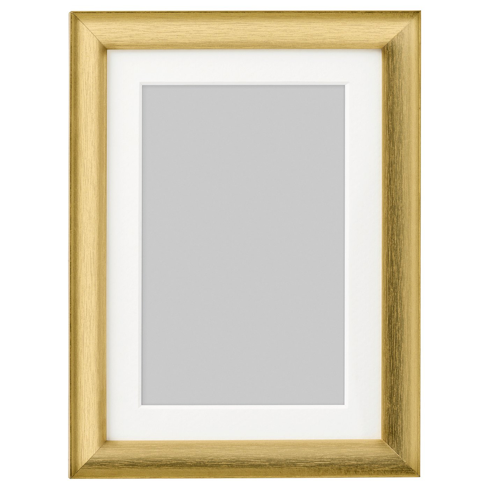 IKEA SILVERHÖJDEN  (ИКЕА СИЛВЕРХЁЙДЕН)  -  Рамка - золотистый 13х18 см