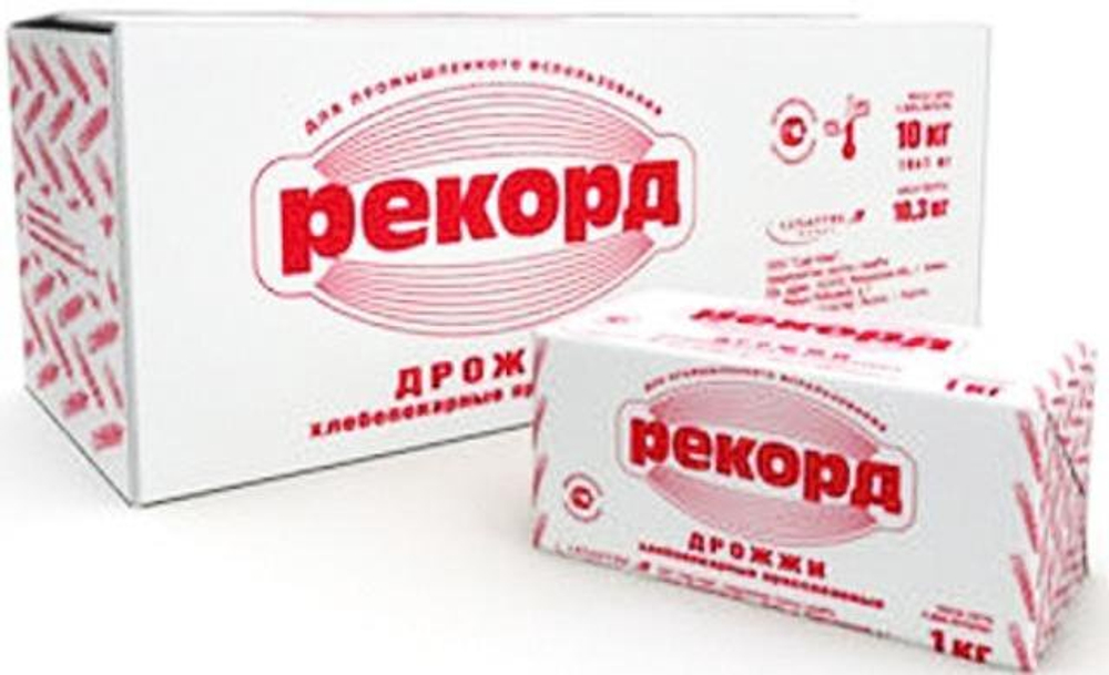 Дрожжи прессованные "Рекорд" красный 10 кг.