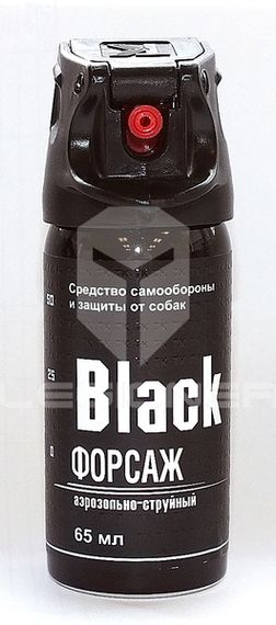 Перц. баллончик "Black Форсаж" 65мл.