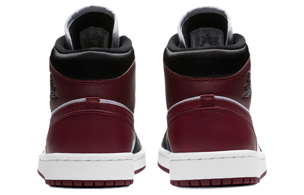 Jordan 1 Mid Se Black Dark Beetroot Women's