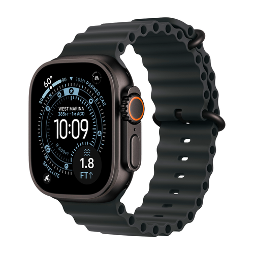 Умные часы Apple Watch Ultra 3 (2025) GPS + Cellular, 49mm, Black Titanium Case with Black Ocean Band
