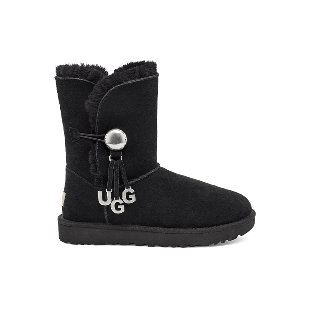 Сапоги UGG Bailey Button Ugg Charm, 1114970-BLK
