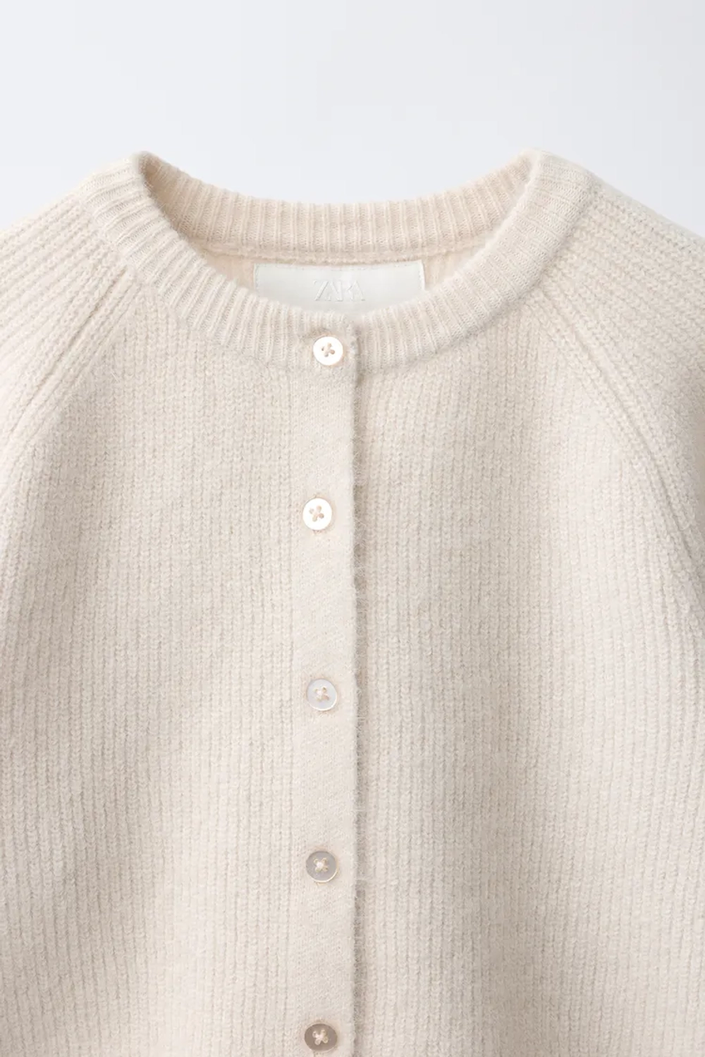 ZARA КАРДИГАН, ЭКРЮ