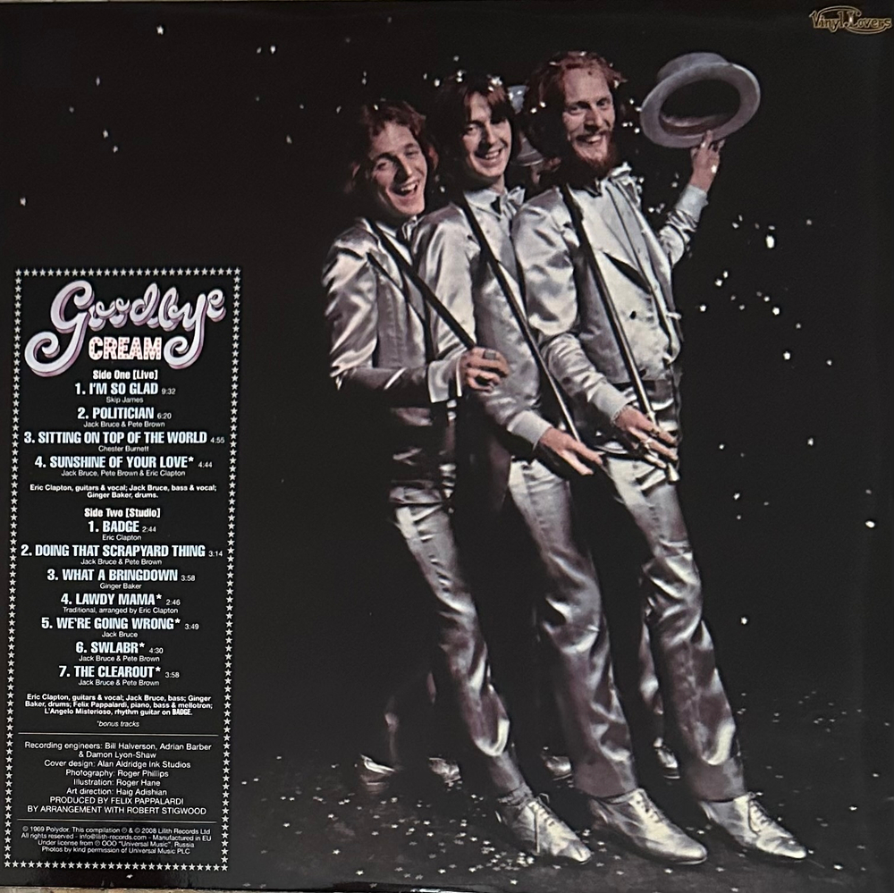 Cream- Goodbye (Европа 2008г.)