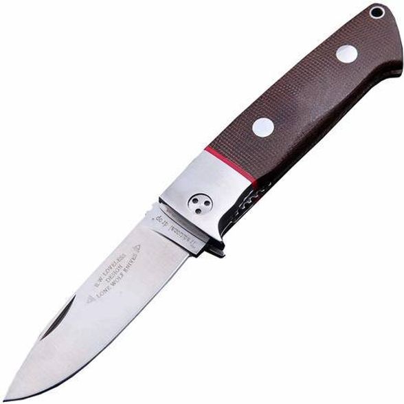Цена наСкладной нож Fantoni Lone Wolf Knives Drop Point, FAN/LDPFd, сталь 154CM, рукоять микарта