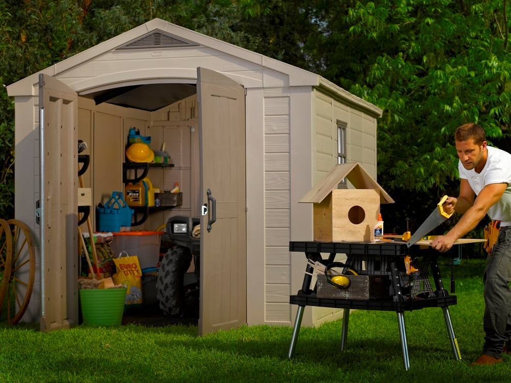 Пластиковый хозблок Keter Factor 8x8