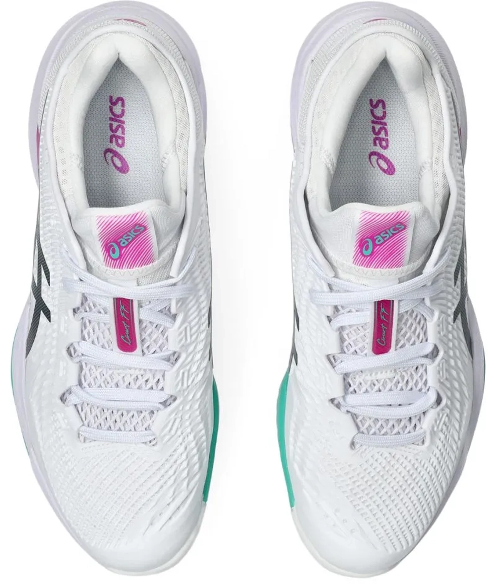 Мужские кросовки для Padel Asics Court FF 3 - white/digital sakura
