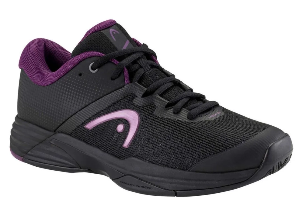 Женские теннисные кроссовки Head Revolt Evo 2.0 - black/plum