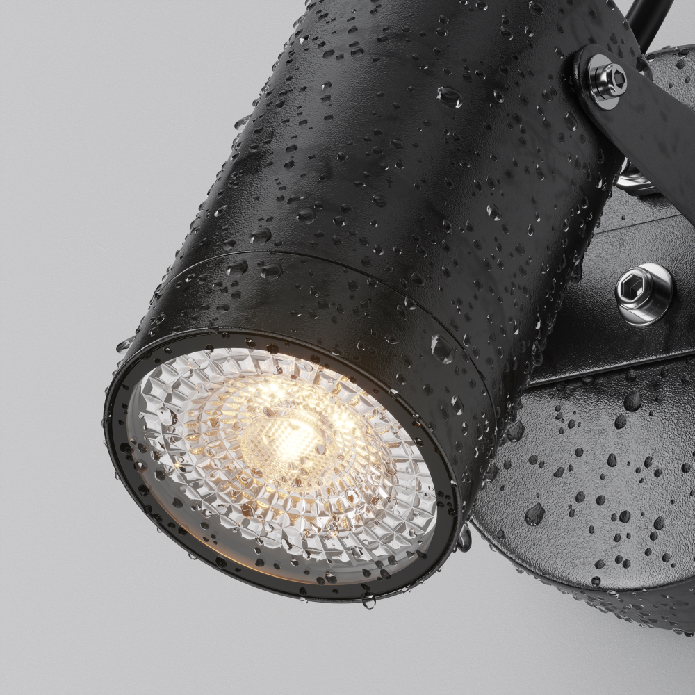 Уличный настенный светильник Maytoni Scope O025WL-01B