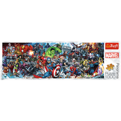 Puzzle "1000 Panorama" - Join the Marvel Universe