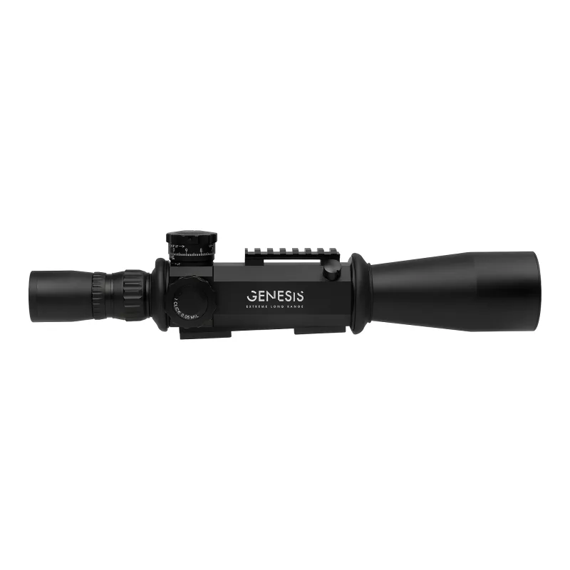 Прицел March Genesis 6-60x56 FML-MT FFP на Picatinny 0.05Mil - вид слева, профиль