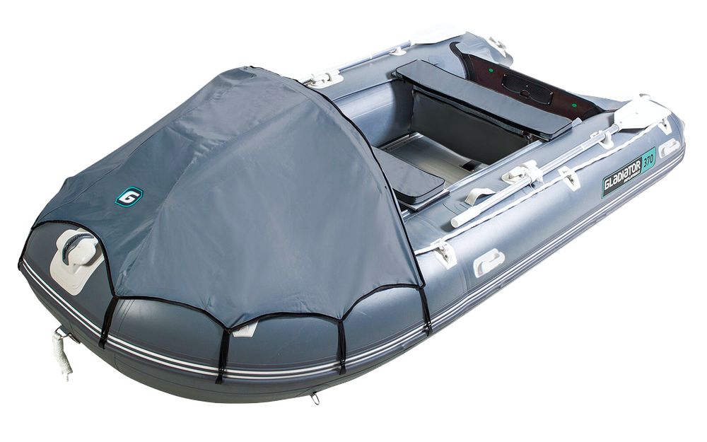 Лодка ПВХ Gladiator Professional D370AL с алюминиевым полом -