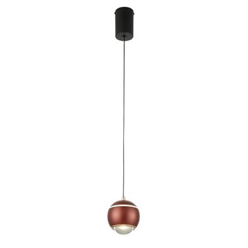 Светильник подвесной 4,6W 4000K CARO SP LED RED красный Crystal Lux