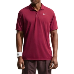 Мужское теннисное поло Nike Court Dri-Fit Solid - team red/white