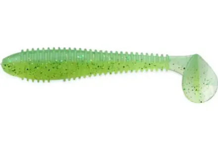 Приманка силиконовая Keitech Swing Impact Fat 3.8" #424 Lime Chartreuse
