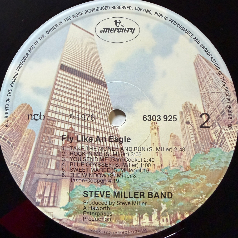 Steve Miller Band - Fly Like An Eagle (Норвегия 1976г.)