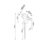 Грунтовый светильник Arte Lamp ELSIE A4710IN-1BK, 1хLED