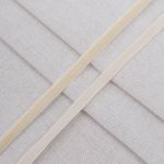 Лента бархатная (тесьма) 06.0 мм / 32.9±2 метров, 0081-0701, 28 сливочный