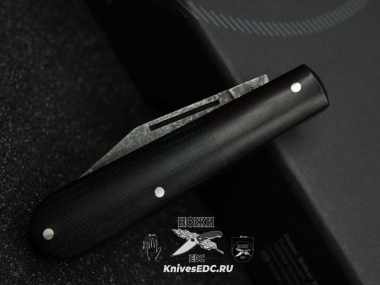 Boker BK111944 Barlow Integral Canvas Micarta Black - складной, рук-ть микарта, клинок O1