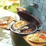 Столики навесные из акации для гриля L, 38х53 см, комплект 2шт. (Big Green Egg)