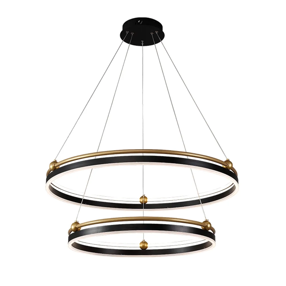 Люстра Crystal Lux FERNANDO SP123W LED  BLACK/GOLD