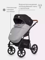 Коляска  BELLA LUX (2 в 1) (RIKO BASIC) 02 серый