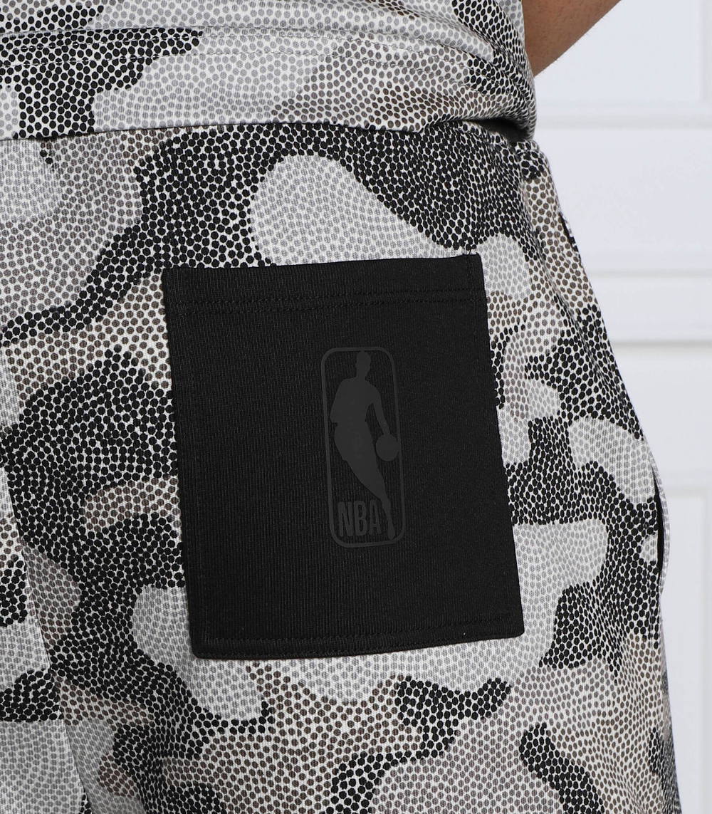 шорты boss x nba slam_camo BOSS ORANGE - серый(50477471)