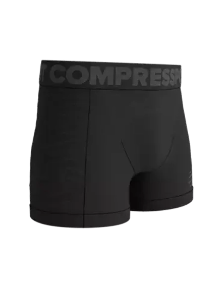 Боксеры Бесшовные Black/Grey