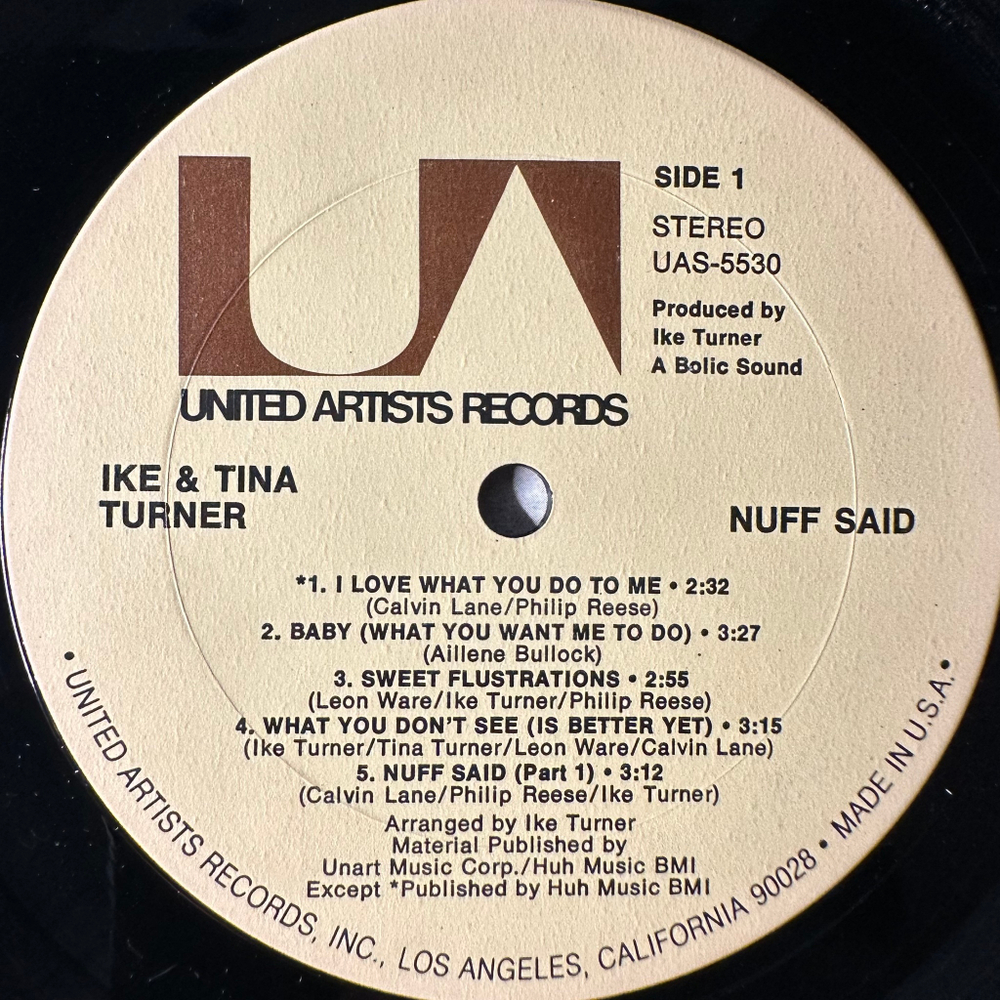 Ike & Tina ‎– 'Nuff Said (США 1971г.)