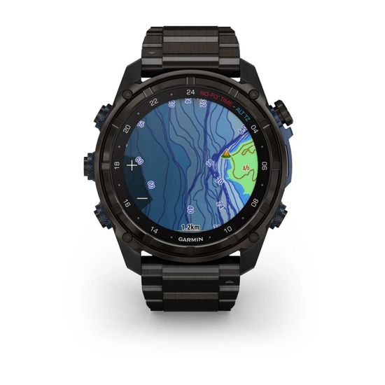 Умные часы Garmin picpic DESCENT MK3I – 51 мм, титановый угольно-серый, DLC, титановый браслет