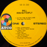 Iron Butterfly – Ball (США 1969г.) Т