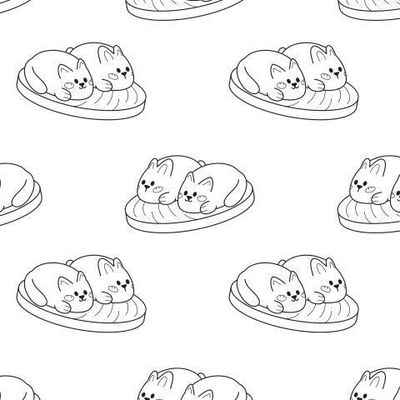 Манджу котик и кролик5
