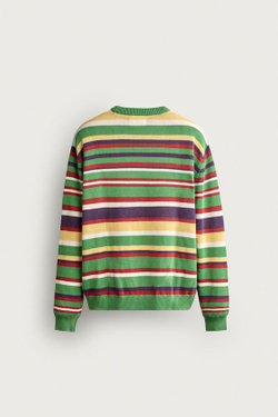 ZARA - FRUIT OF THE LOOM™ ДЖЕМПЕР ИЗ 100% ХЛОПКА С ВЫШИВКОЙ, ПОЛОСКИ