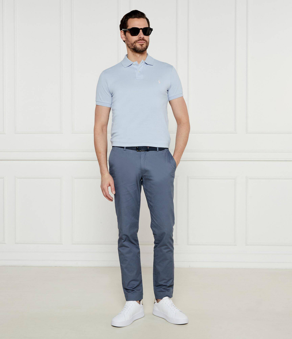 Поло Basic Mesh POLO RALPH LAUREN - голубой(710536856)