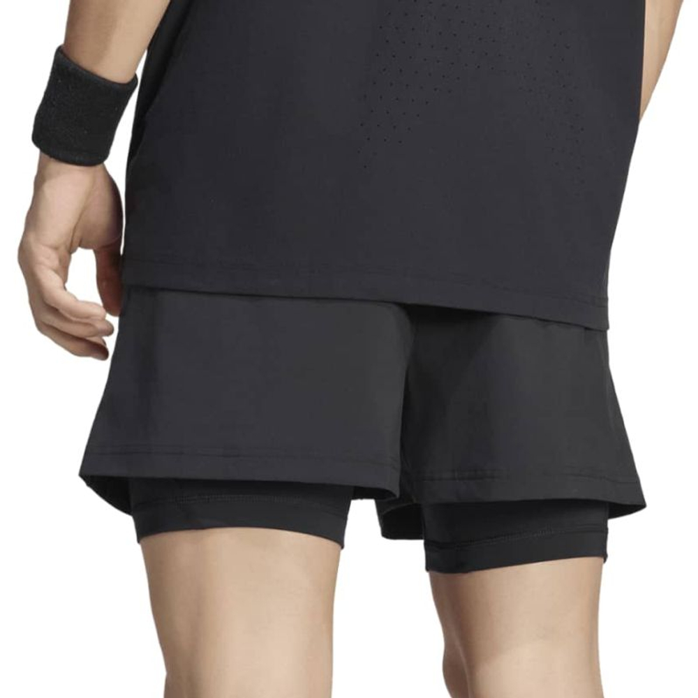 Мужские теннисные шорты Adidas Tight Set Short - black