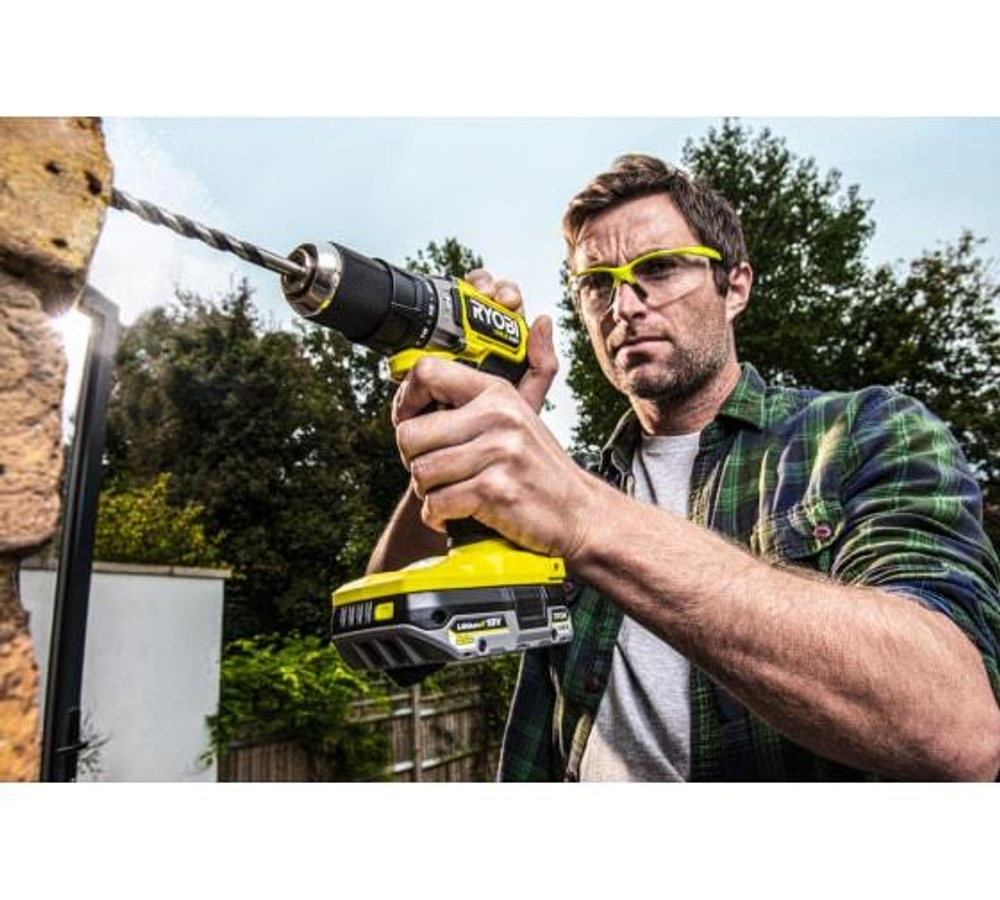 Дрель-шуруповерт ударная бесщеточная Ryobi ONE+ RPD18C-242S 5133004983