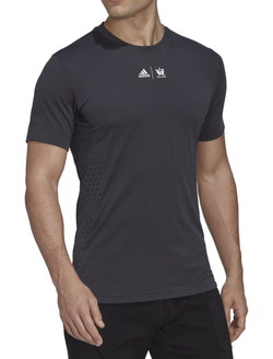 Мужская теннисная футболка Adidas New York Printed Tee - черный